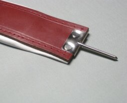 bass strap w. screw 72 bass - SLM103/S red/white 5 cm