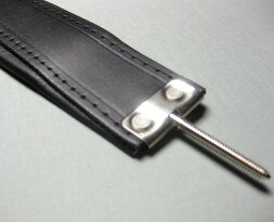 bass strap 120 bass - SLM103 black 5.5 cm imitation leather