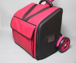 Trolley for accordion Kiddy + bag for accordion SLM Kiddy pink