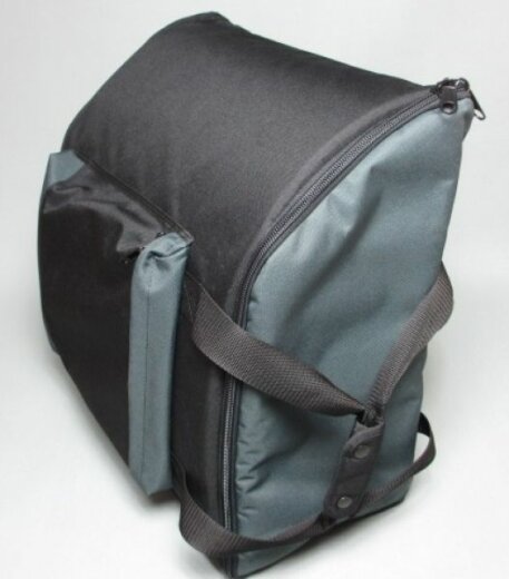 Akkordeonrucksack 72 Bass - TECH075  schwarz/grau