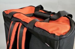 Akkordeonrucksack 120 Bass - TECH07 schwarz/zimt